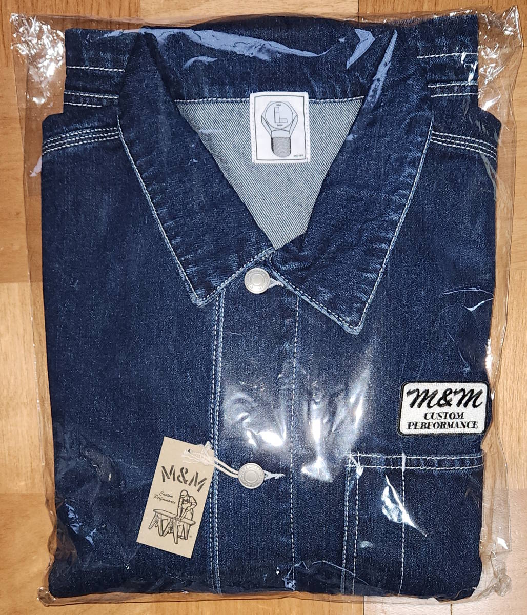 M&M CUSTOM PERFORMANCE DENIM LOOSE FIT COVERALL JACKET Lサイズ