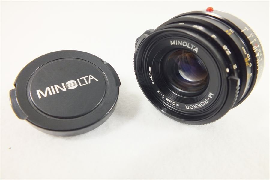 □ MINOLTA ミノルタ M-ROKKOR 40mm 1:2 レンズ 中古 現状品 230906H2195