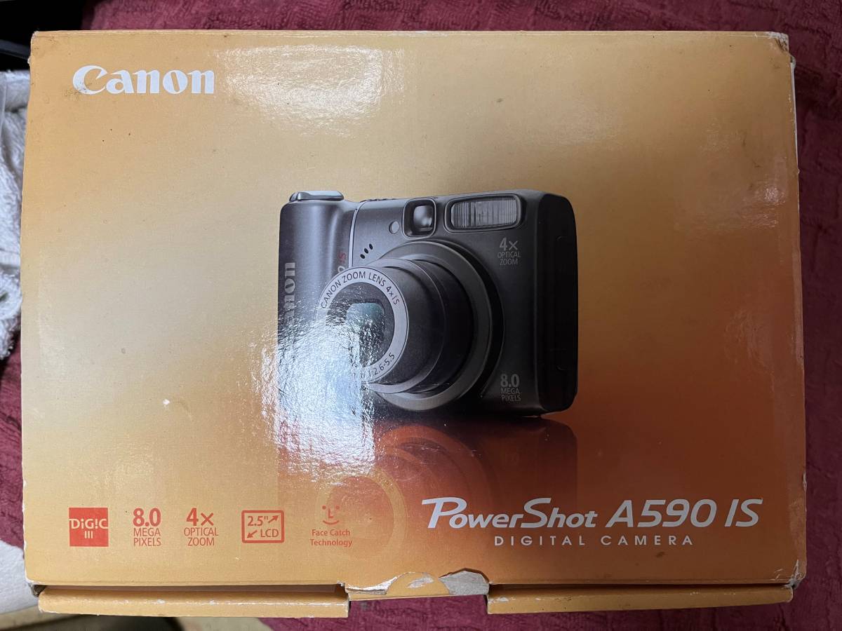 A590 PowerShot Canon IS with 4x Camera Digital - A590IS 8MP com 