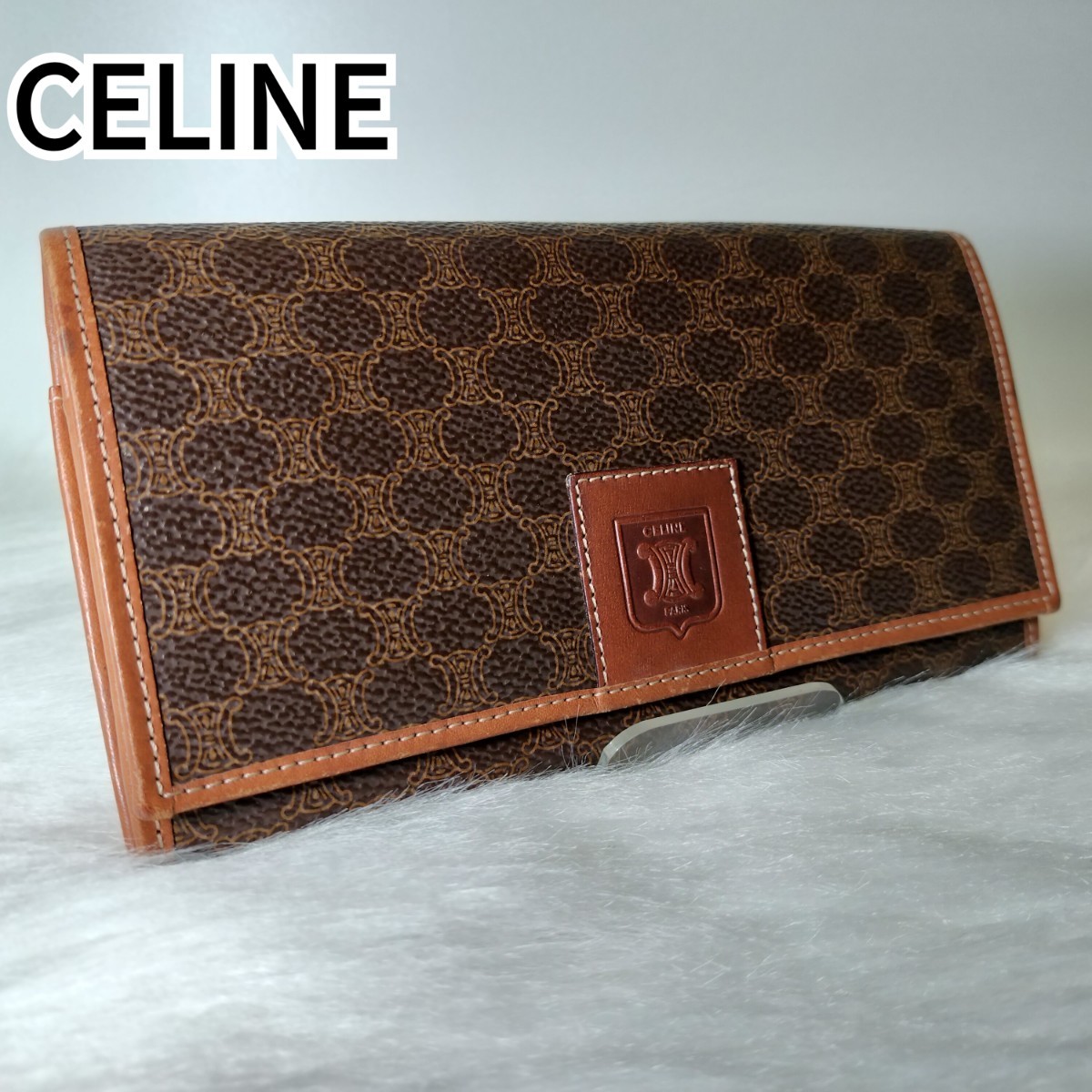 CELINE CELINE セリーヌ 二つ折り財布 札入れ マカダム M/99/2