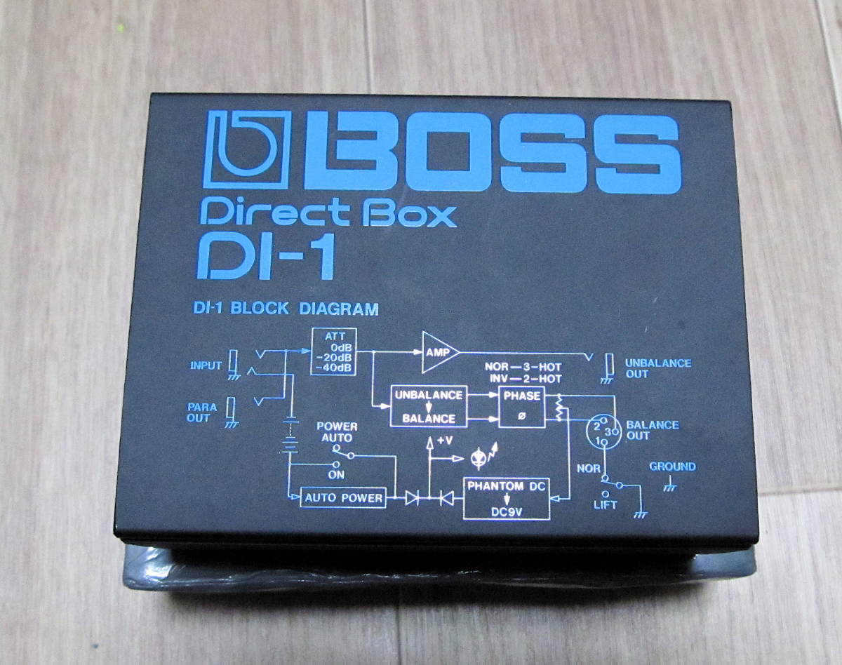 BOSS DI-1 Direct Box 箱あり BOSS DI-1 ダイレクトボックス 元箱付き 現状