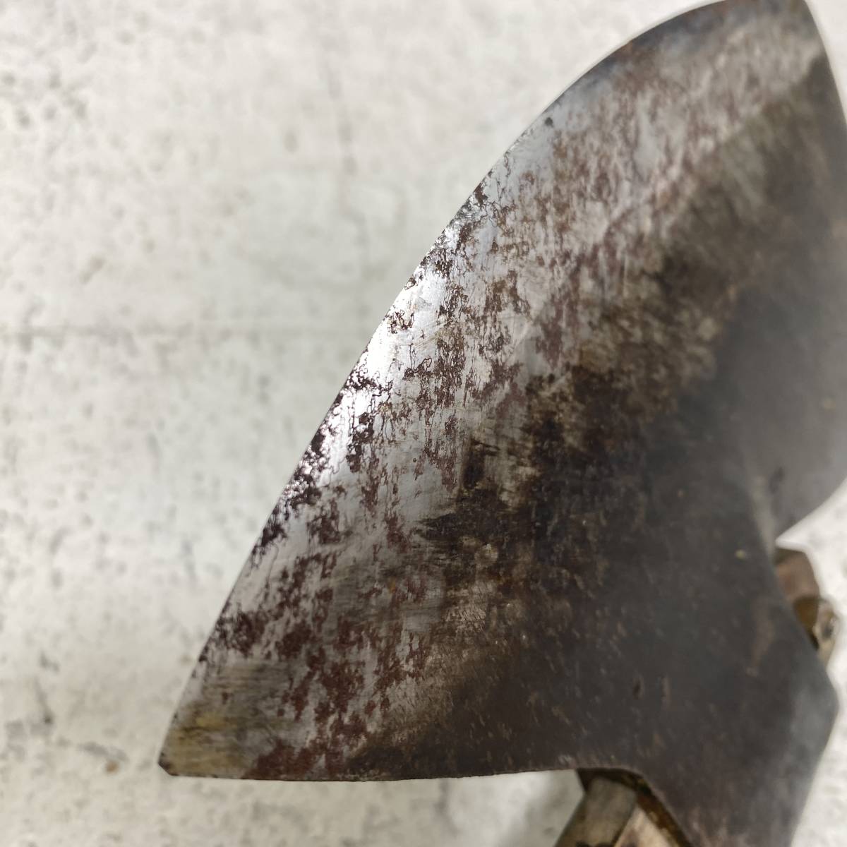 土佐 宗石 作 斧 全長36cm / 土佐の宗石 在銘 おたふく型 枝打ち 