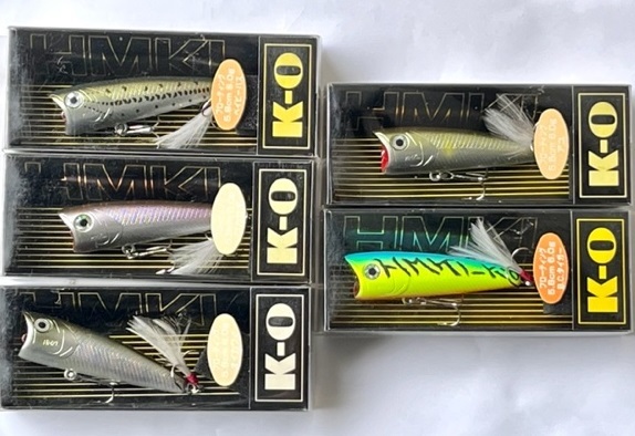 未使用 ハンクルHMKL Ｋ-０ポッパー POPPER 5個セット　未使用ですがパッケージに色あせ汚れあり