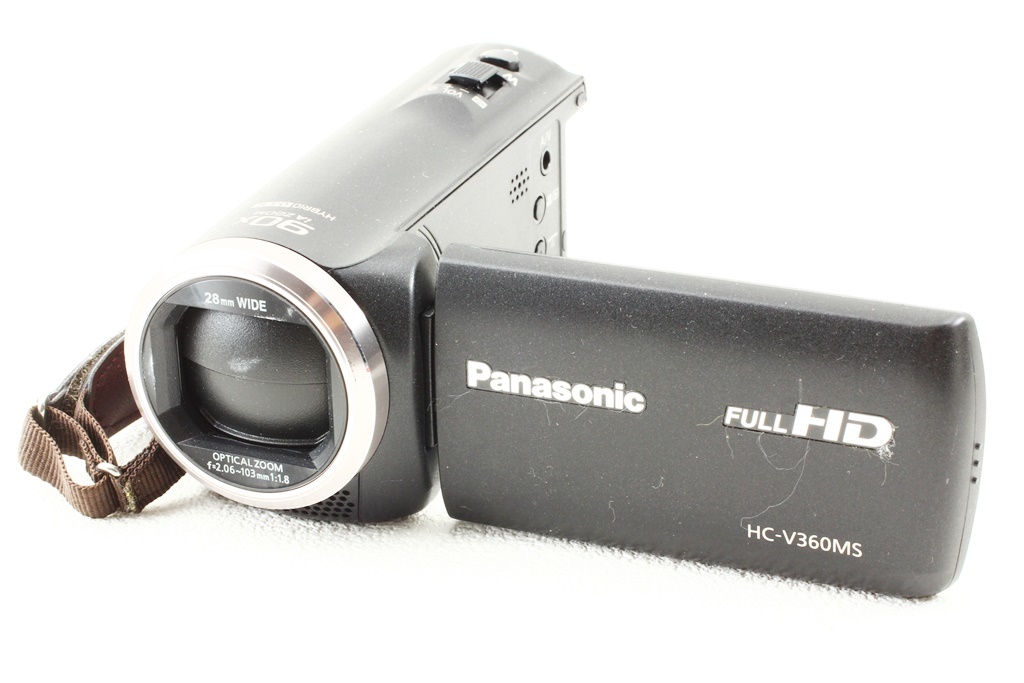 ジャンク品◆Panasonicパナソニック HC-V360MS デジタルハイビジョンビデオカメラ◆A2211