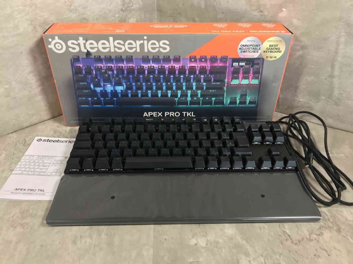 美品】SteelSeries Apex Pro TKL (2023) 64861 ゲーミングキーボード 