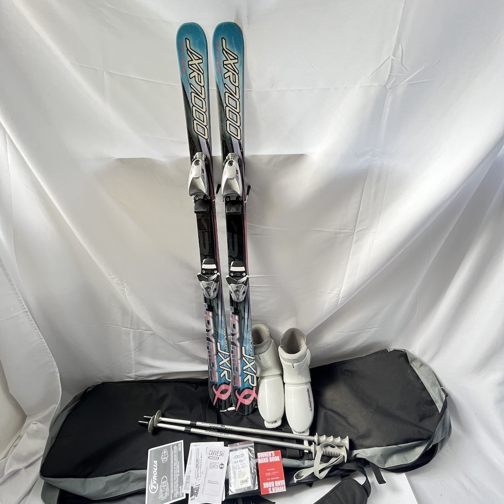 130㎝ ジュニアスキー板 JOYRIDE JXR7000 付属品付き スキー板 130