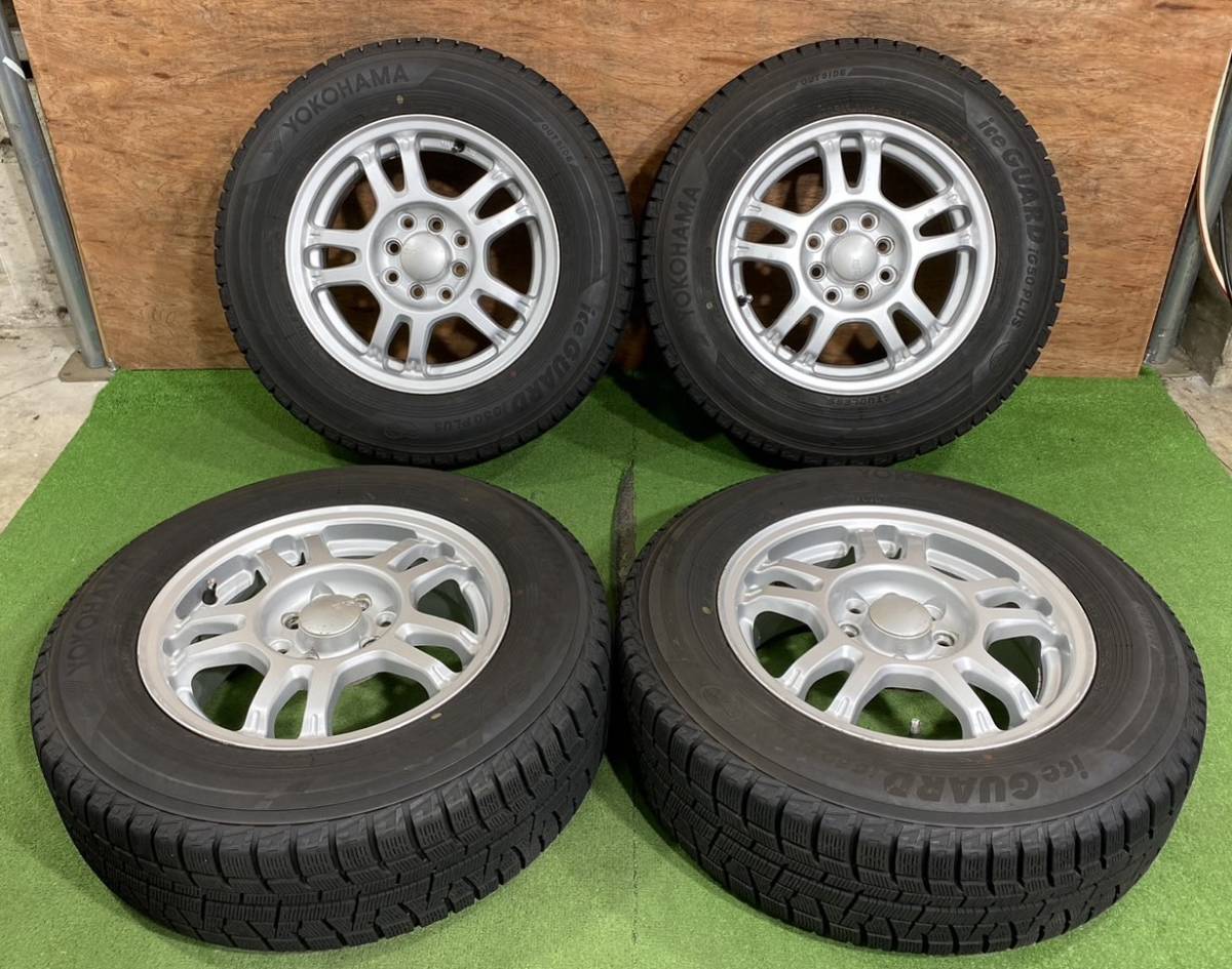  185/70R14 YOKOHAMA iceGUARD IG50 PLUS 2018年 ENKEI EJS 14X6JJ ET40 4H/100-114.3 4本セット(スタッドレスタイヤ)｜売買されたオークション情報、yahooの商品情報をアーカイブ公開 - オークファン 4穴