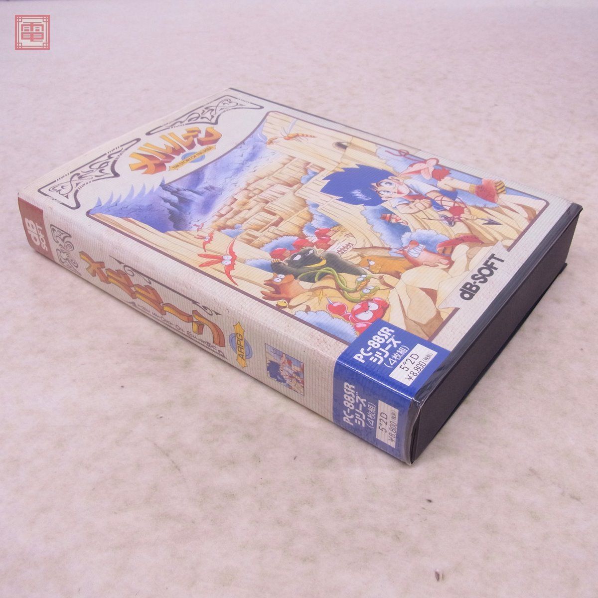 未開封 PC-8801SR 5インチFD メルルーン THE STORY OF MELROON 