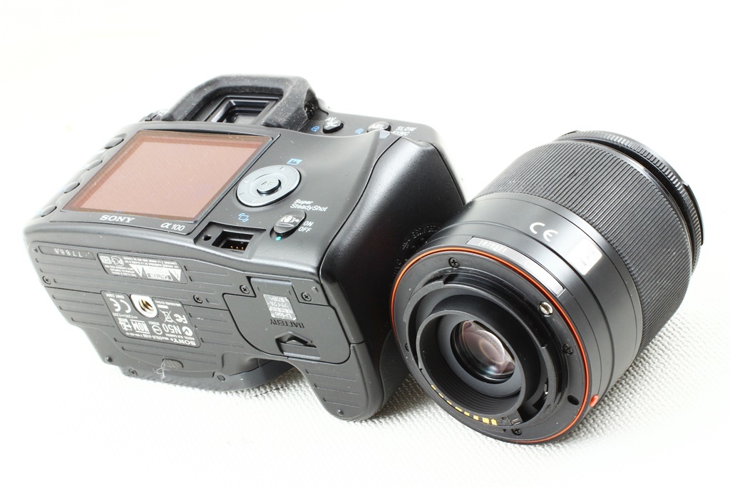 ジャンク品◇SONY ソニー α100 DSLR-A100 DT 18-70/3.5-5.6 レンズセット◇