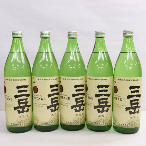 5本セット】三岳 屋久島限定 25度 900ml 詰日22.07 O23I260017 飲料