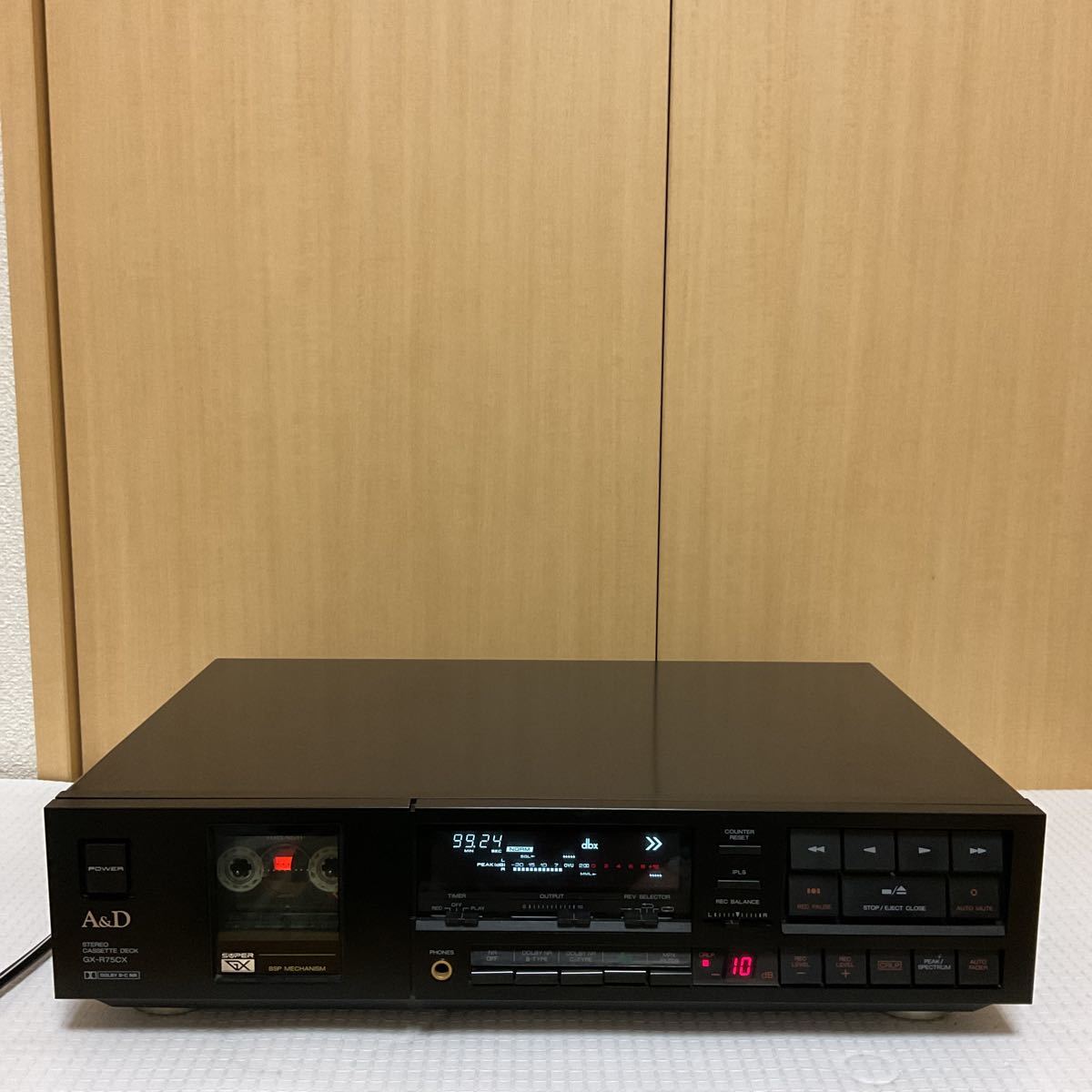 【希少】A&D AKAI GX-R75CX ステレオカセットデッキ ヴィンテージ 希少】A&D AKAI GX-R75CX ステレオカセットデッキ ヴィンテージ