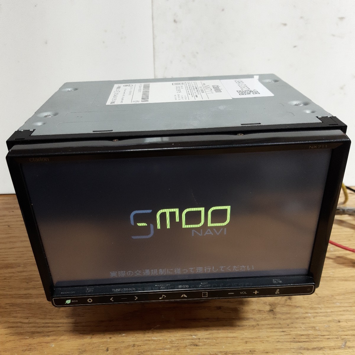 クラリオン NX711 地図データRoad カーナビ CD⁄DVD⁄Bluetooth 動作OK