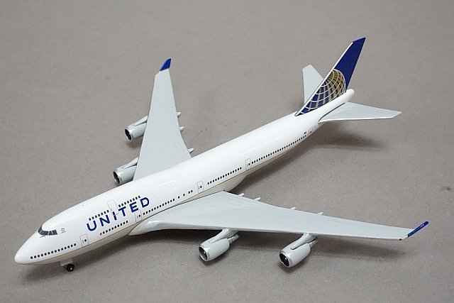 ★ herpa ヘルパ 1/500 UNITED ユナイテッド航空 Boeing 747-400 N119UA 飛行機 518581-002