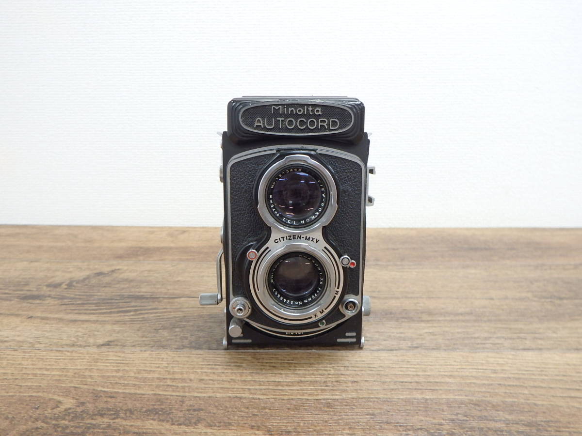 1円スタ】Minolta/ミノルタ AUTOCORD 二眼レフカメラ レンズ/VIEW