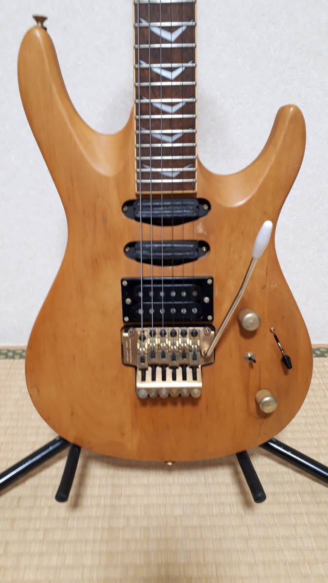 Samick エレキギター フロイドローズ ビンテージ.SAMICKギターナチュラル・フロイドローズタイプ 本体 楽器