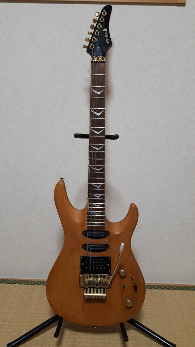 Samick エレキギター フロイドローズ ビンテージ.SAMICKギターナチュラル・フロイドローズタイプ エレキ