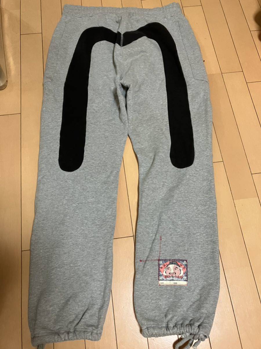 EVISU エヴィス エビス カモメ ビッグプリント メンズ スウェット 