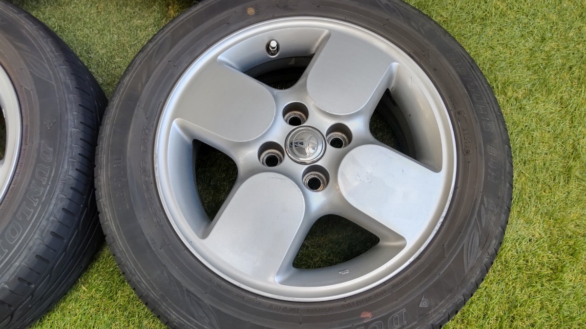 トヨタ☆シエンタ NCP81G☆ 純正15インチアルミ＆タイヤ 185/60R15 4本 