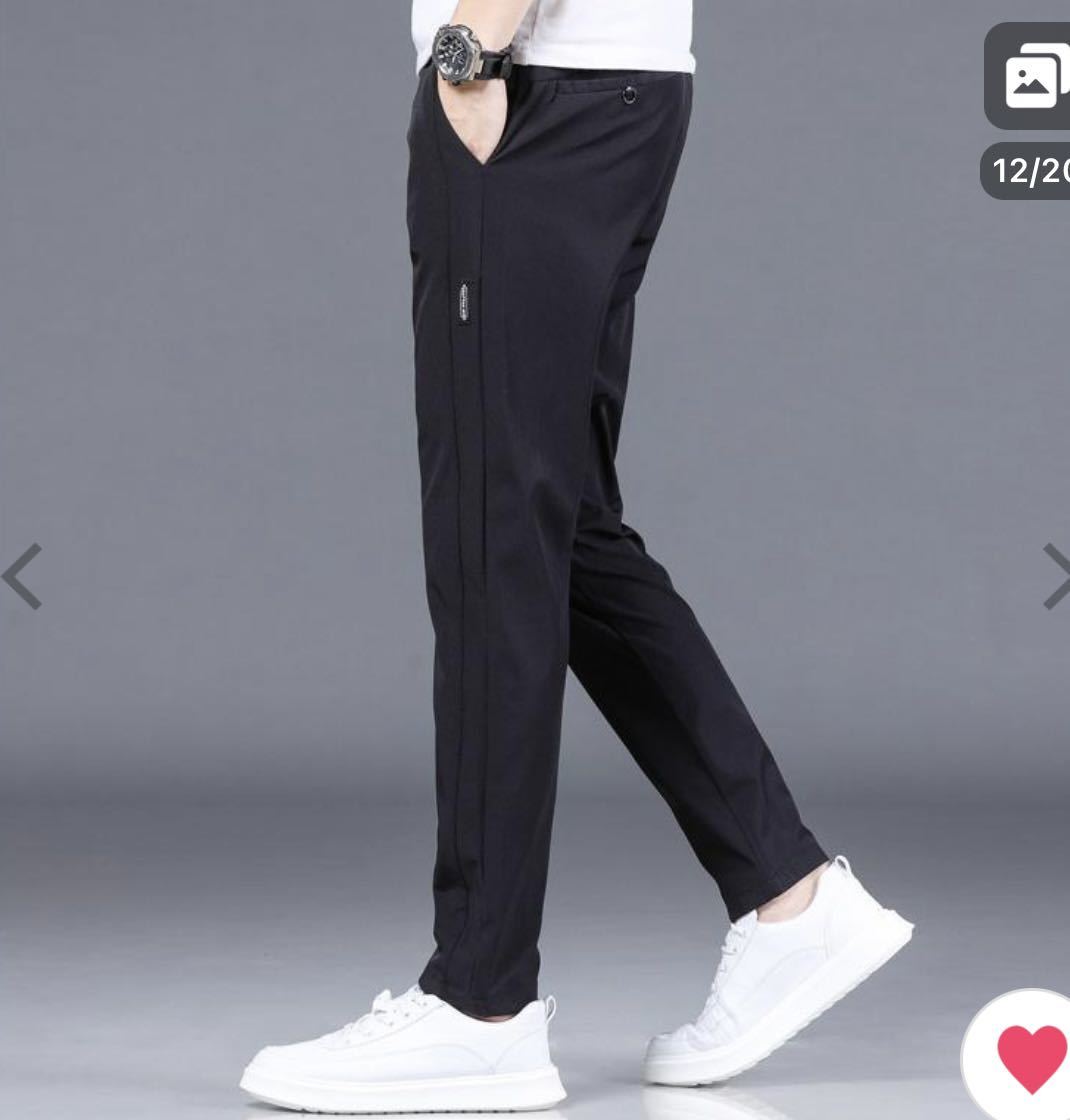 メンズ　スラックス　ゴルフパンツ　ウエスト32_3