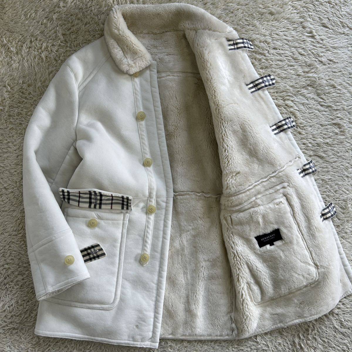 極希少XL!!!エトロ『至高の逸品』ETRO ムートンコート 極暖◎ ボア