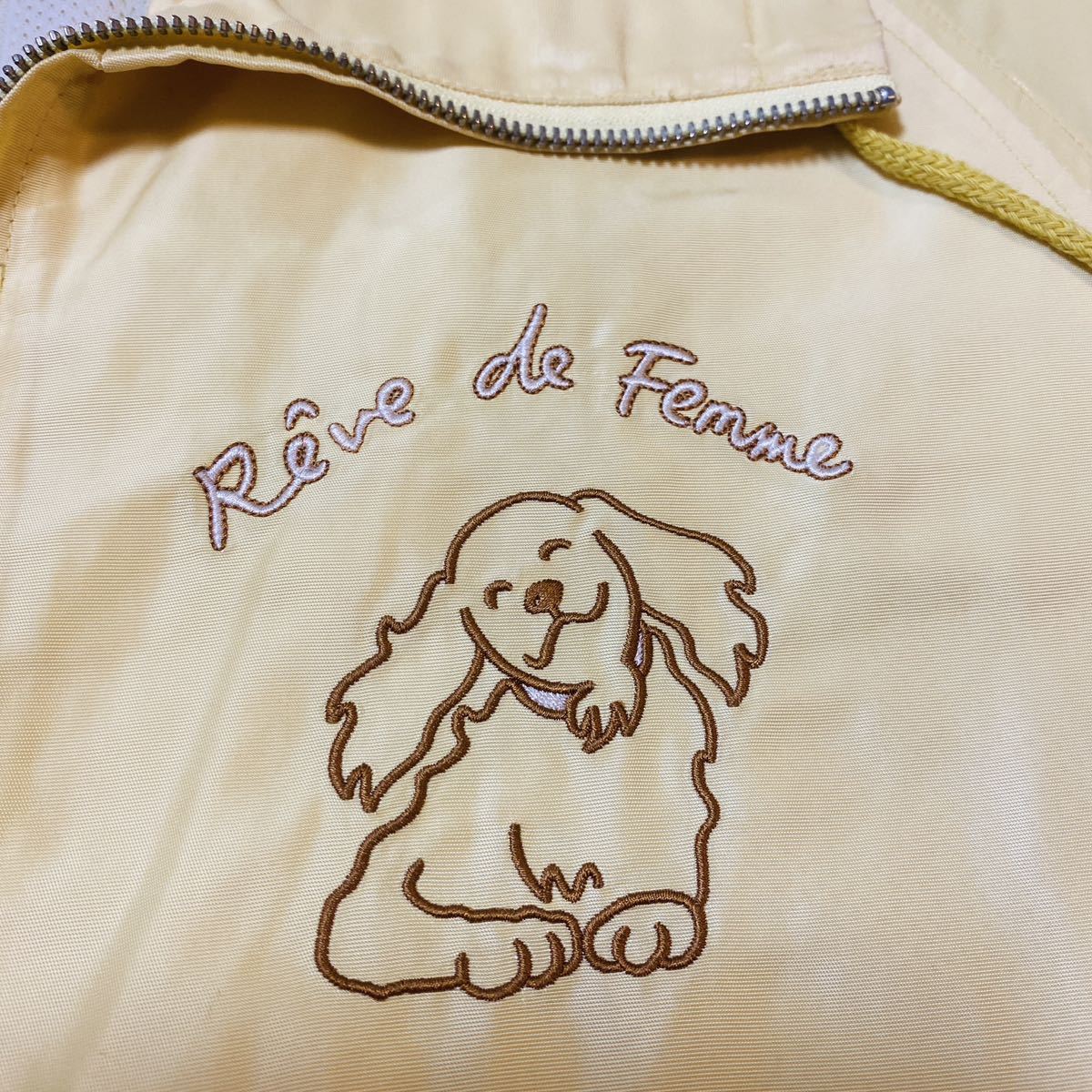 美品『Reve de Femmeレーヴドファーム・レディスナイロンジャケットF 