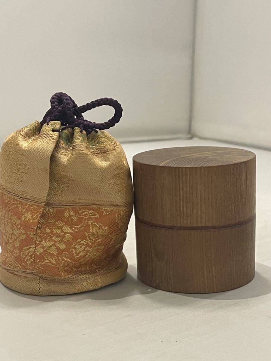 佳香】和田寿峰 菊桐秋草蒔絵茶器 共箱 栞 茶道具 本物保証