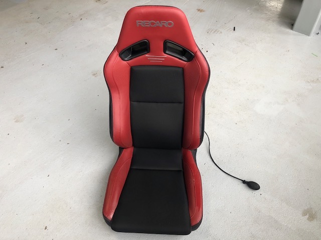 RECARO SR-7F LASSIC 2 RD/BK レカロ セミバケットシート レザー 赤 黒 