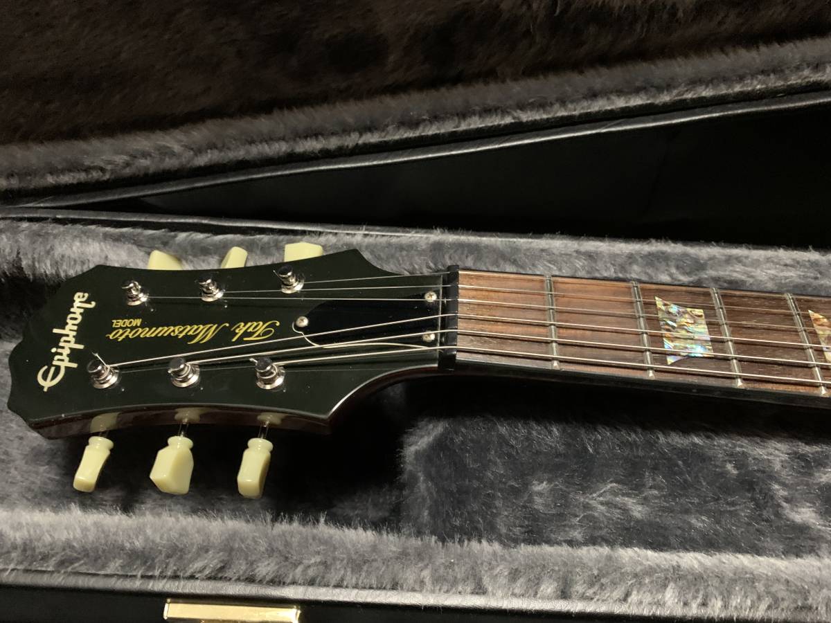 Epiphone Tak Matsumoto Double Cutaway Gold Top Epiphone Matsumoto