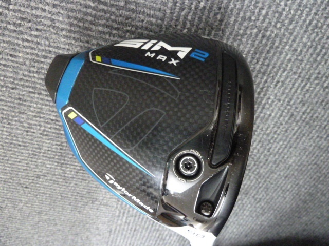 中古クラブ　ドライバー　テーラーメイド　★SIM2　MAX　★　Diamana TB60　FLEX/S　9°　TENSEISILVER　TM50付
