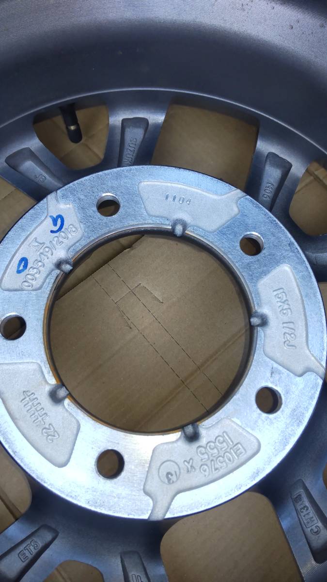 ジムニー 現行 新車外し 純正ホイール付きタイヤ4本セット