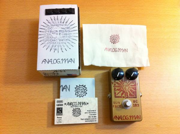 美品ANALOG.MAN Sunface BC183 FuzzAnalogman(ファズ)｜売買された 