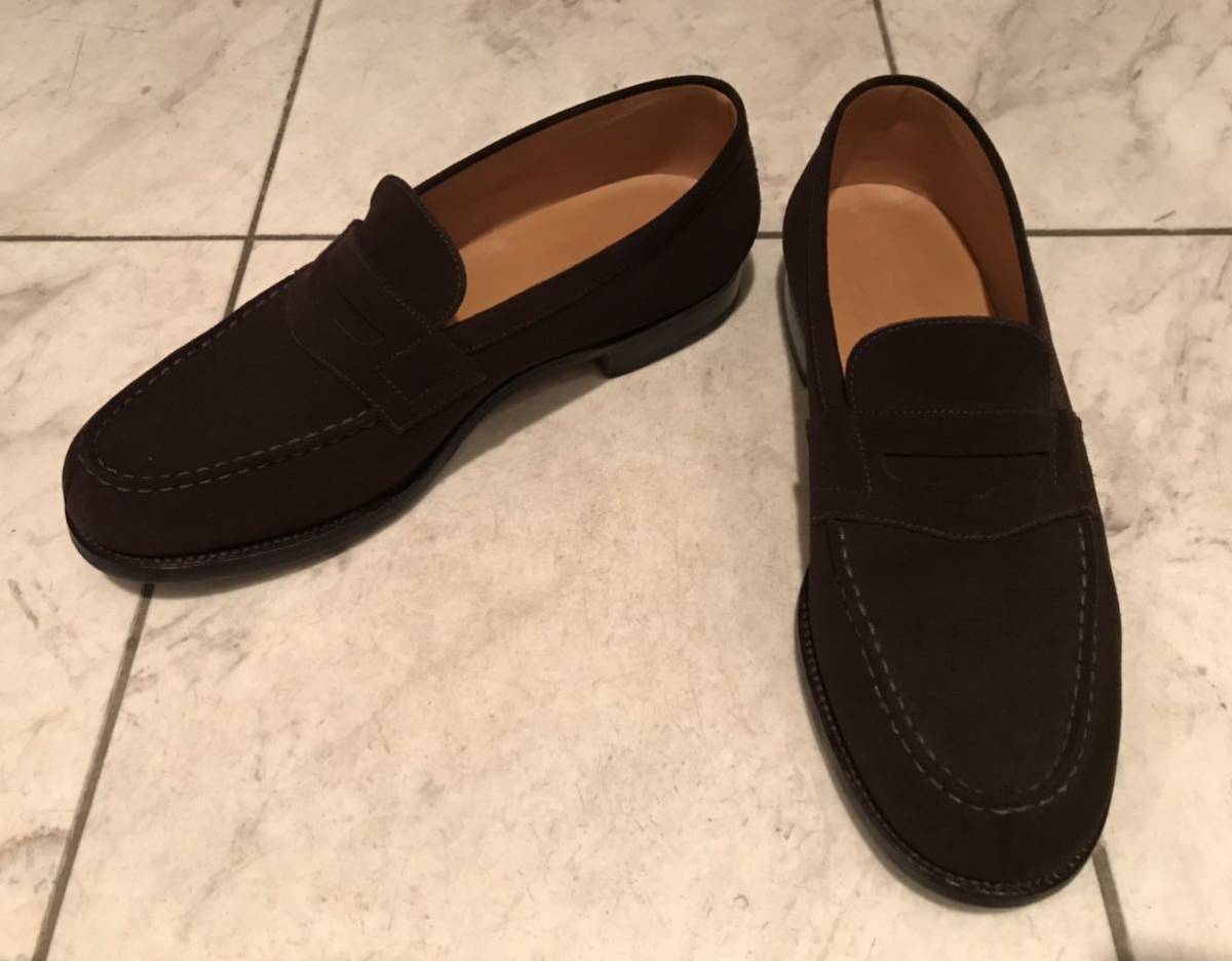美品 「J.M.WESTON J.M.ウエストン 180シグネチャーローファー」ダーク 
