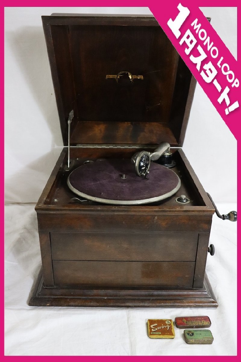 蓄音機、コロンビア蓄音機、コロンビア蓄音機NO.115A、箱型蓄音機