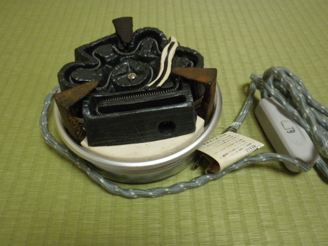 茶道具 電熱器 茶道 風炉型 電熱器 野々田商店 風炉型電熱器 【公式通販】