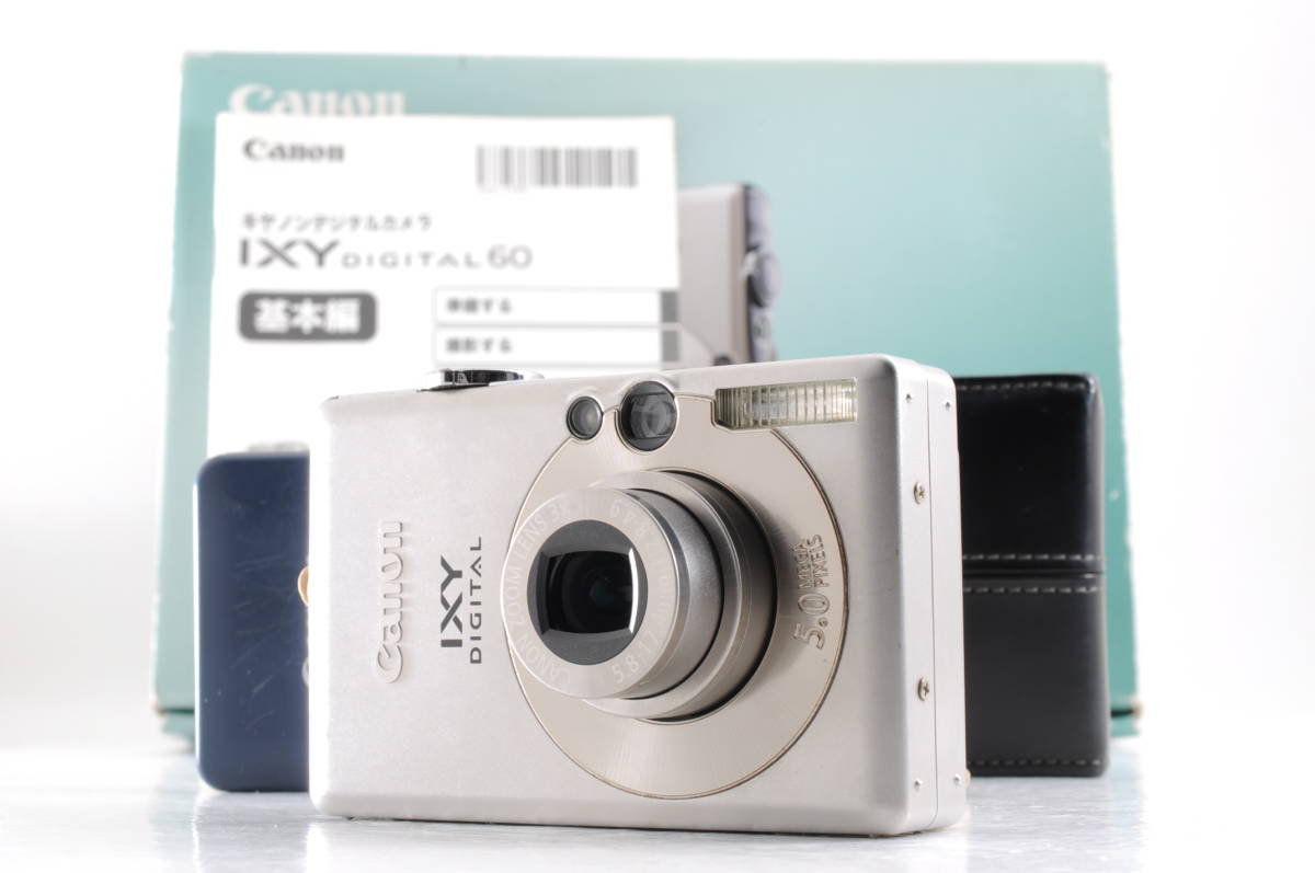 動作品 キャノン Canon IXY DIGITAL 60 イクシーデジタル シルバー