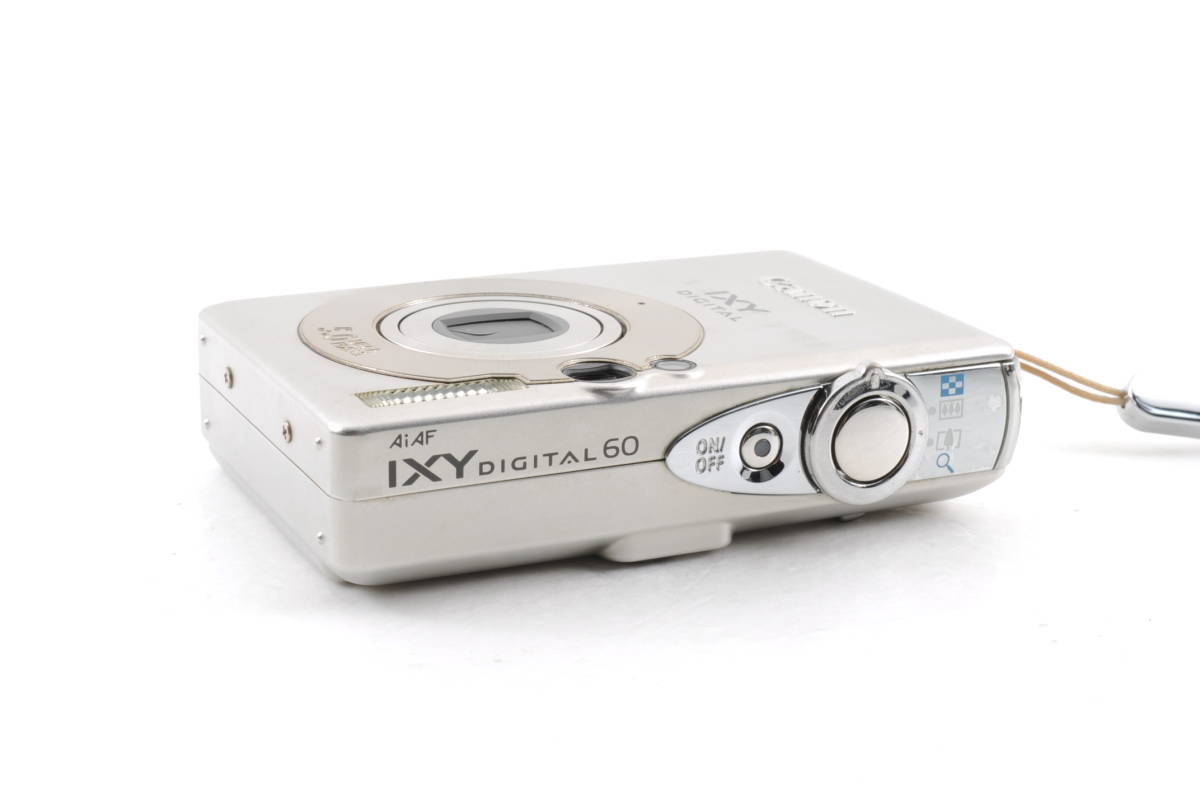 動作品 キャノン Canon IXY DIGITAL 60 イクシーデジタル シルバー