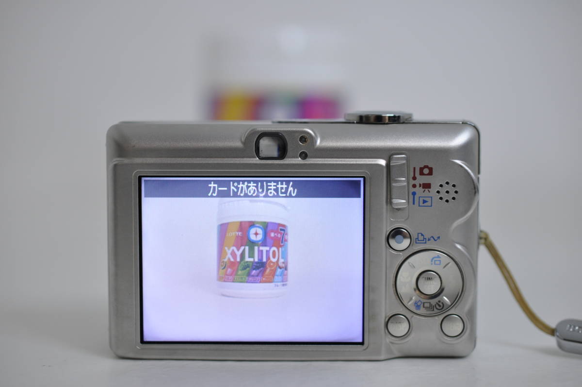 動作品 キャノン Canon IXY DIGITAL 60 イクシーデジタル シルバー