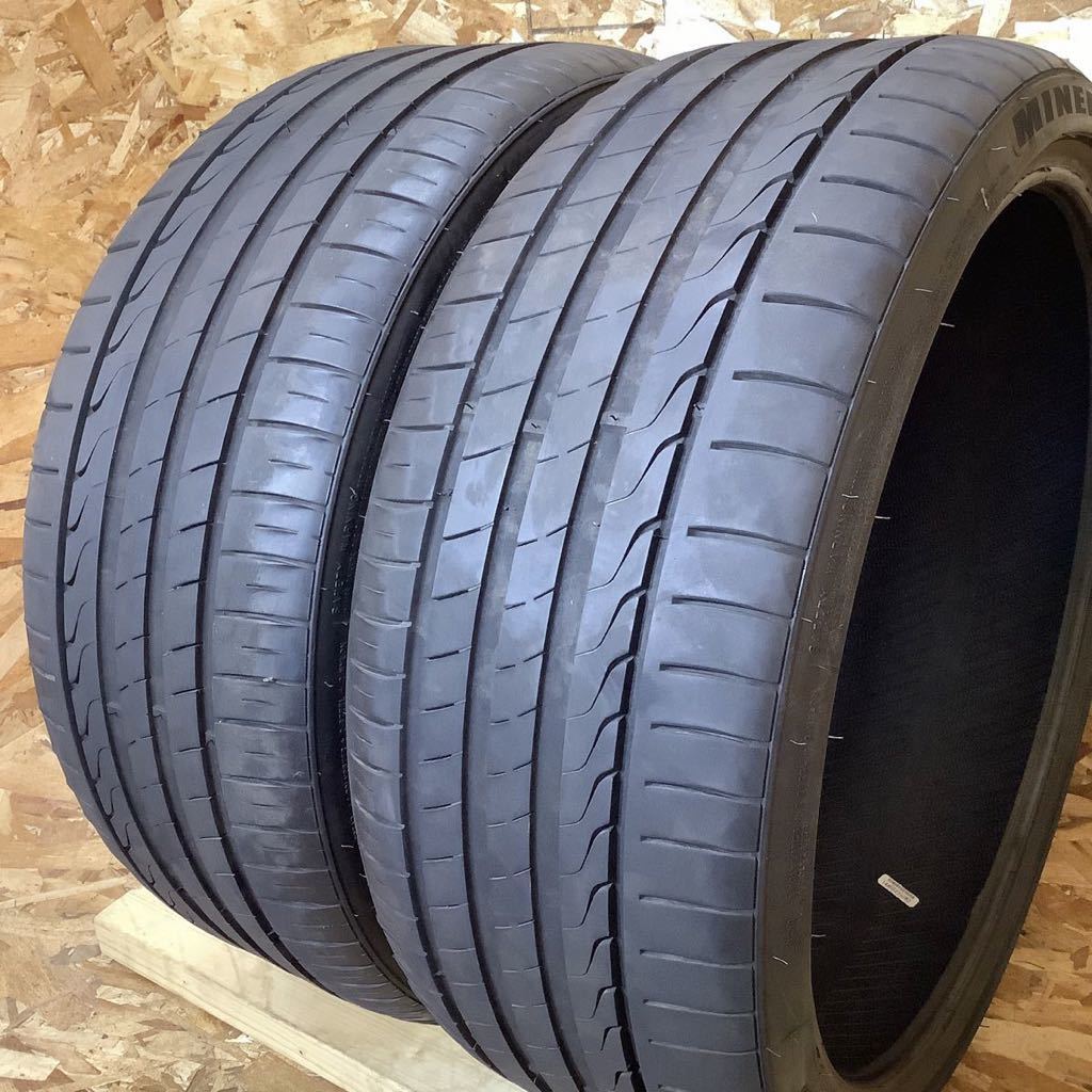 MINERVA RADIAL F205 ミネルバ 225/35R20 夏 2022年製 2本セット 7分山