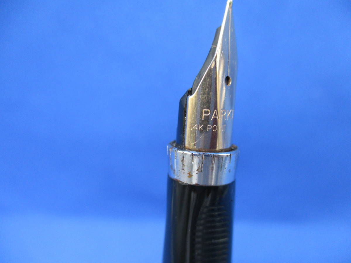 5467】 PARKER パーカー STERLING CAP&BARREL U.S.A. 万年筆 14K 中古
