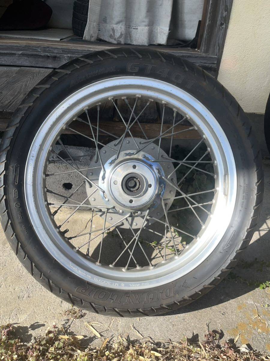 シルバー 当時物 KZ1000リアホイール DID アルミリム Z1 Z2 KZ LTD