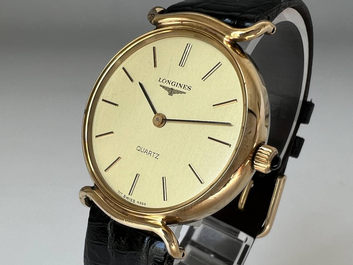 ロンジン LONGINES メンズ ブランド 電池式 腕時計 クォーツ リール 
