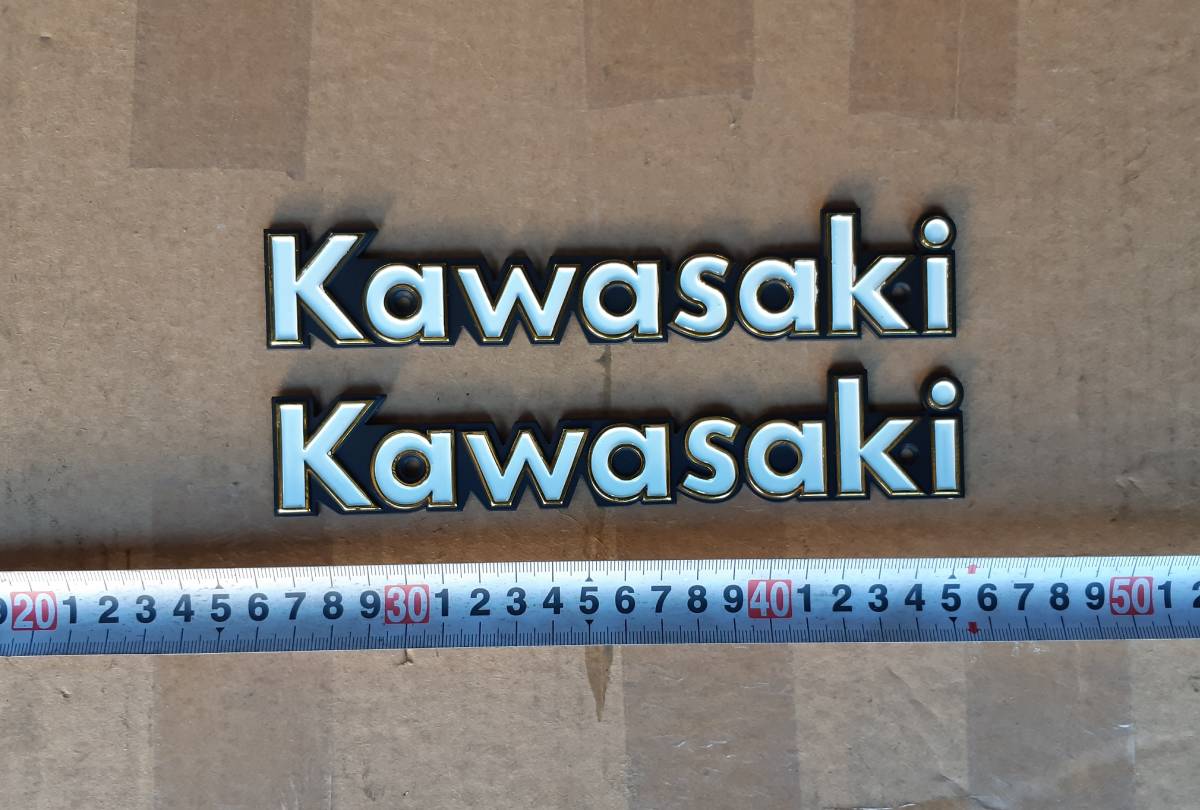 kawasaki Z1 Z2 Z750RS Z400FX Z400GP D1 カワサキ　タンクエンブレム　ロングピッチ