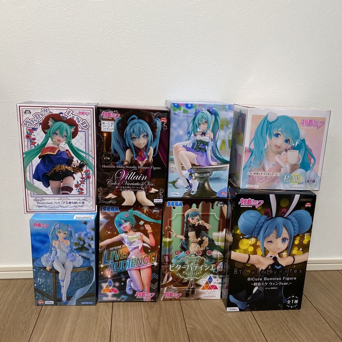 初音ミク フィギュア まとめ売り 長靴を履いた猫 BiCute ぬーどる 