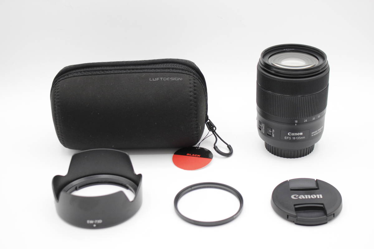 極上品◇Canon キヤノン EF-S 18-135mm F3.5-5.6 IS USM◇ポーチ