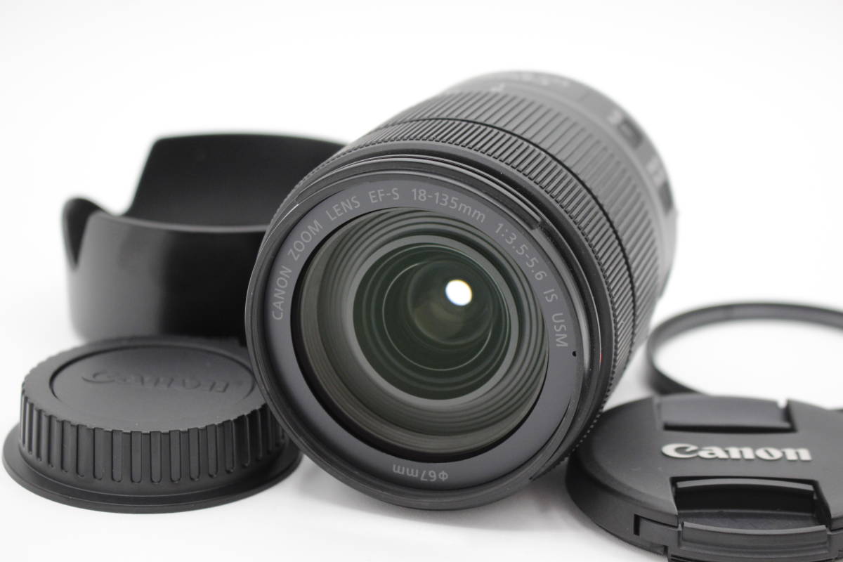 極上品◇Canon キヤノン EF-S 18-135mm F3.5-5.6 IS USM◇ポーチ