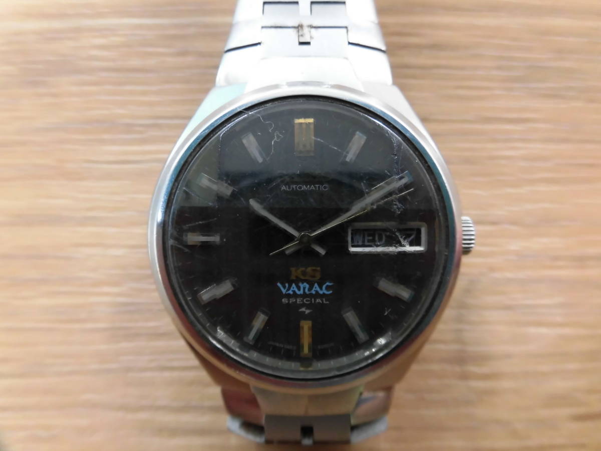 ☆ＫＳ　キングセイコー　バナックスペシャル　カットガラス　自動巻　５２４６－６０４０　腕時計　不動品　☆