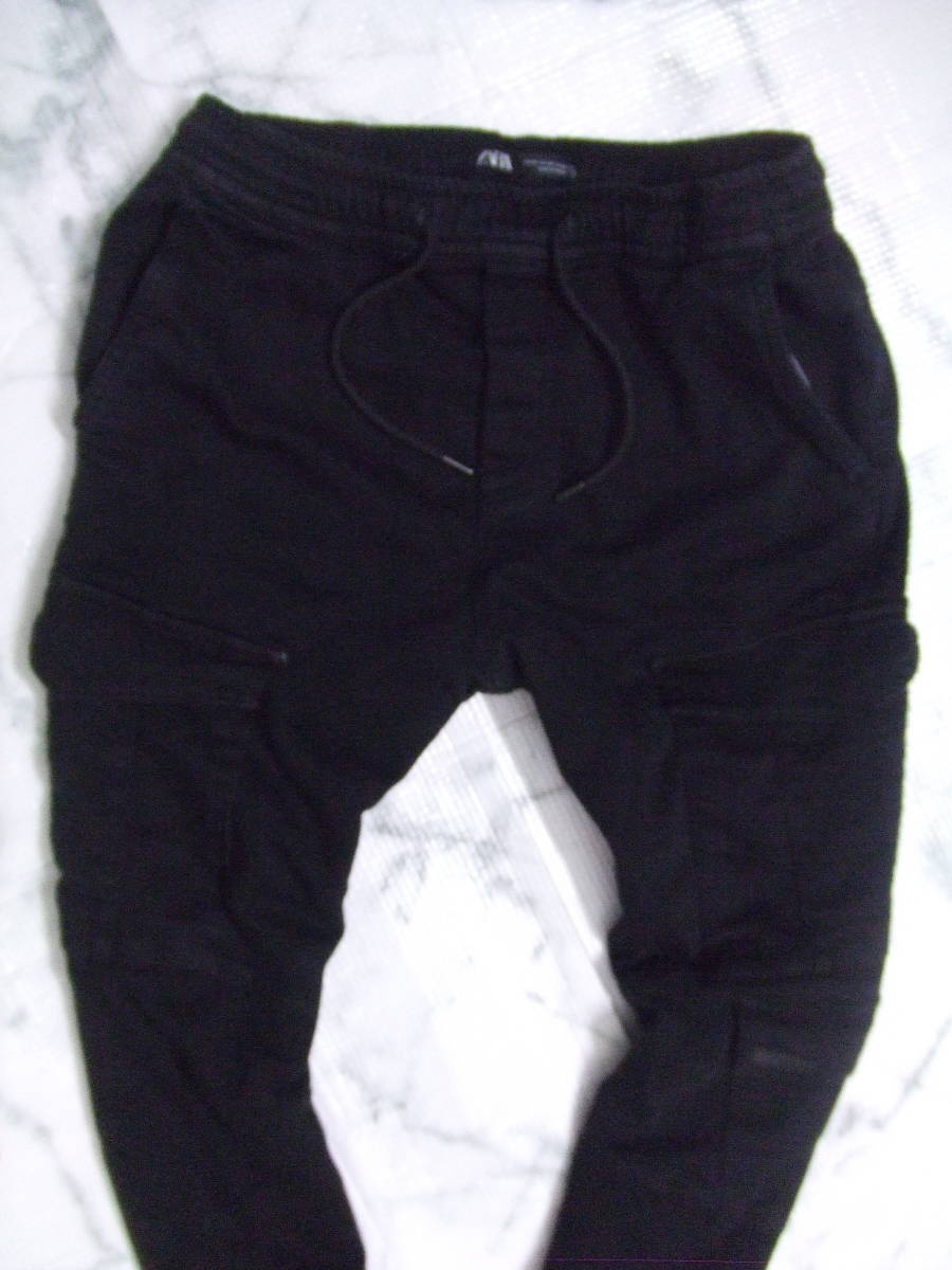 ザラ ZARA イージーパンツ スウェット スウェットカーゴパンツ ジョガーパンツ&frasl;メンズ&frasl;S - カーゴパンツ スウェットパンツ ジョガーパンツ 黒パンツ ブラック tak様専用ZARA S メルカリ 美シルエット