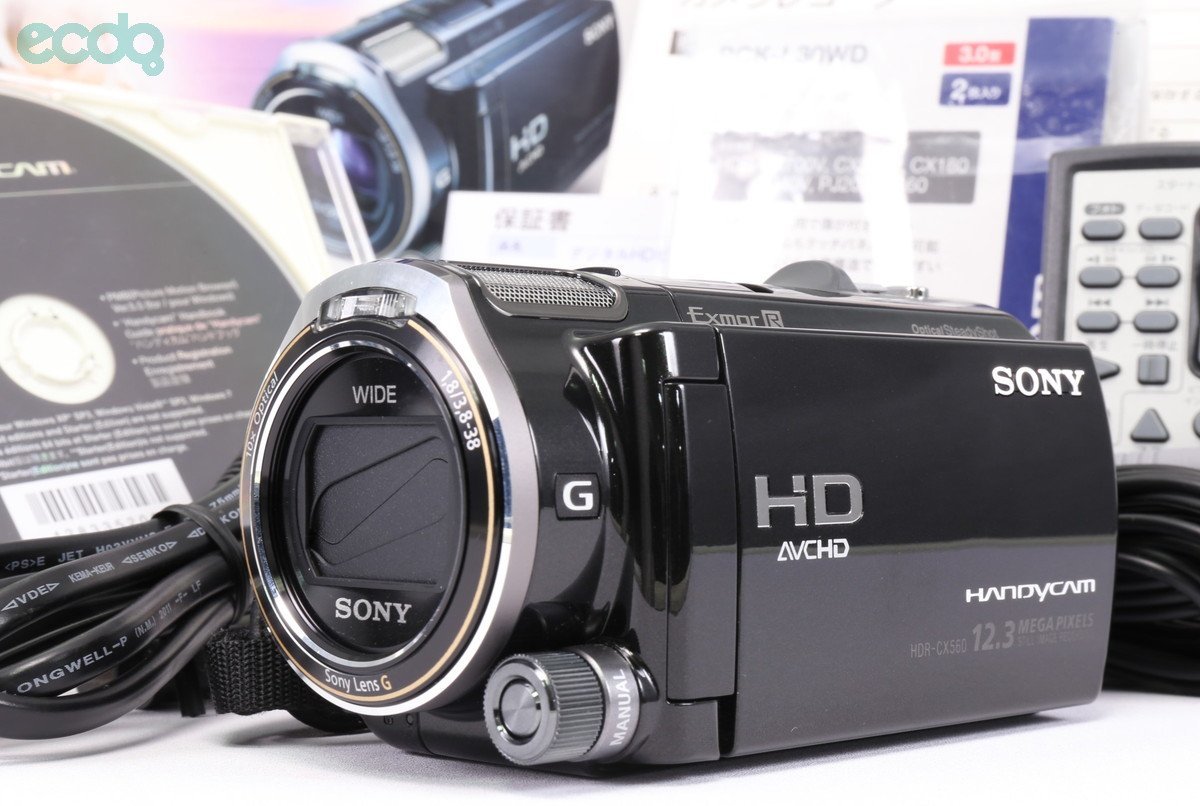 SONY HDR-CX560V デジタルHDビデオカメラレコーダー CX560V ブラック