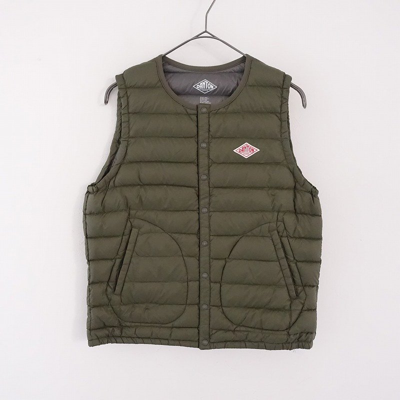 ダントン DANTON *インナーダウンベスト*36ナイロンタフタカラー
