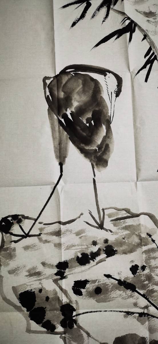 水墨画 詩画 額入り 日本画 掛け軸 日本画 絵画 書画 茶道具 美術品